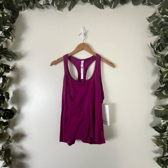 Lululemon Athletic Swiftly Tech RB Tank Top 2.0 Race Neon Magenta NWT Size 12 - Picture 1 of 7
